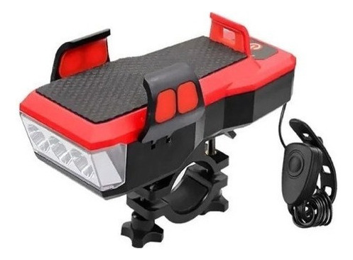 M Lanterna Carregador Farol Bicicleta Usb Suporte Celular