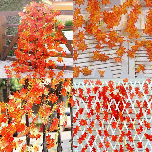 Guirnalda Hojas Artificiales, 12 Tiras