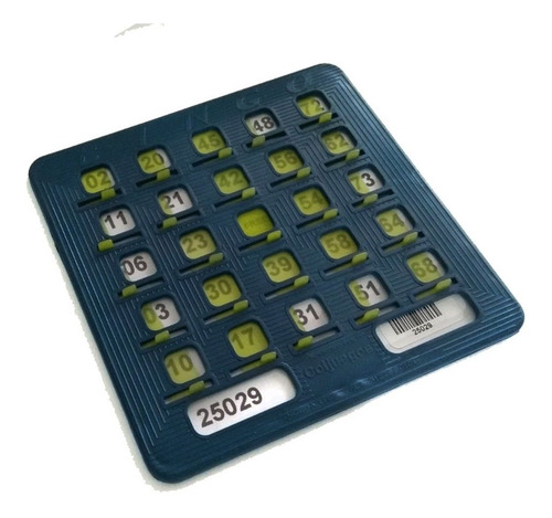 1 Tabla Plástica Para Bingo Tablas De Bingo Pro