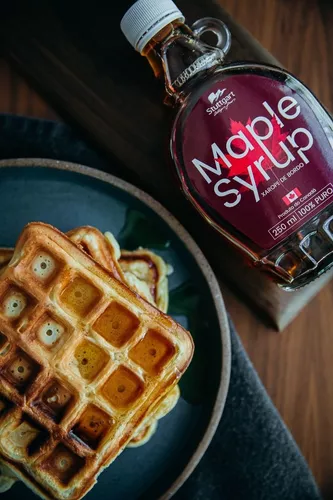 Xarope De Bordo Maple 15% P/ Panqueca Waffle Importado 250ml