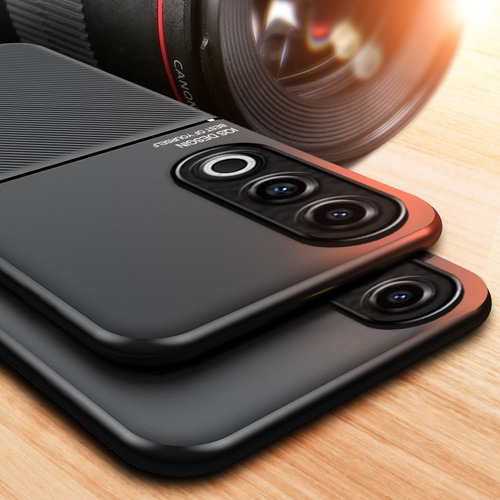 Funda Atracción Magnética Para Xiaomi Redmi Poco+mica Negro Redmi Note14 Pro 5g/poco X7