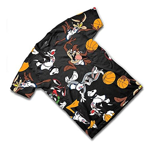 Space Jam Polera Clásica Para Hombre Tune Squad Marvin & Tee
