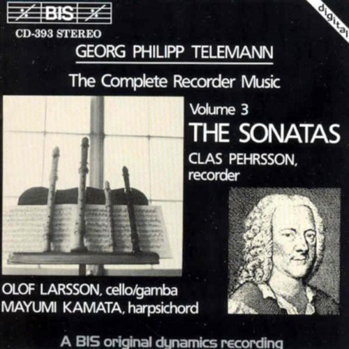 Grabadora Completa De Sonatas G.p. Telemann En Cd