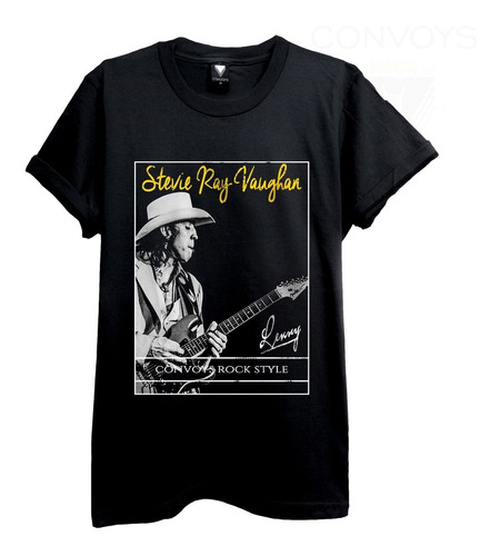 Remeras Dtg Premium Stevie Ray Vaughan - Convoys Rock