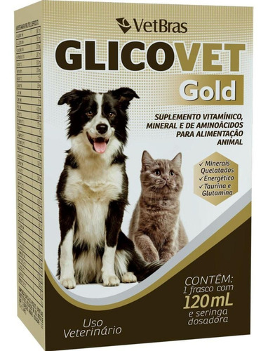 Glicovet Gold 120ml - Suplemento Vitamínico 