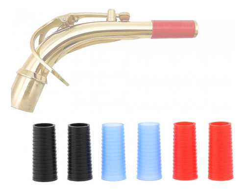 Funda De Cuello Doblada Para Saxofón De 6 Piezas, Duradera P