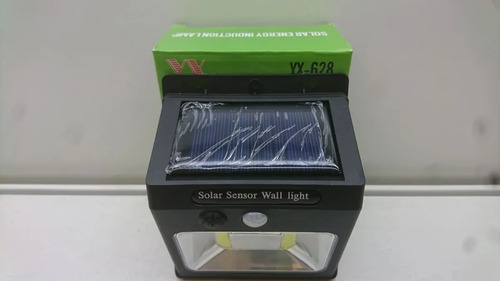 Lampara Foco Luz Led 20 Panel Solar Sensor Con Movimiento