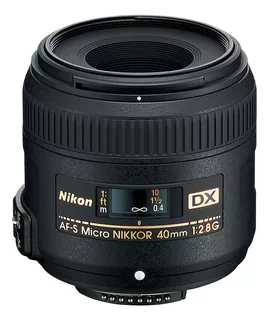 Lente Nikon Af-s Dx Nikkor 40mm F/2.8g, Ángulo De Visión 38°