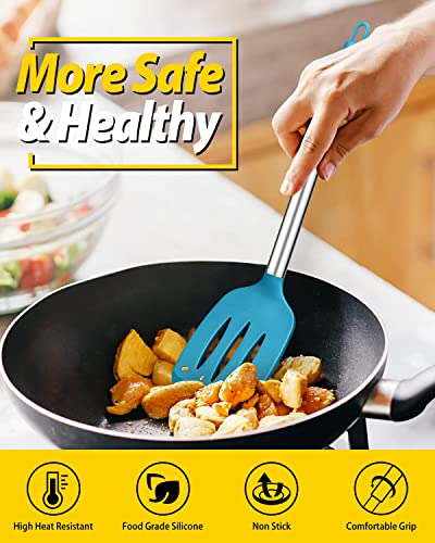 Juego De 4 Utensilios De Cocina De Silicona, Antiadherentes,