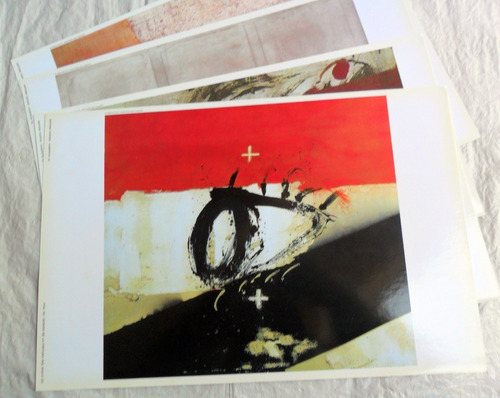 Tàpies / 4 Litografiás / Pinacoteca Noticias * Siglo Xx (Usado)