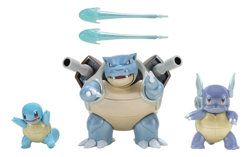 Pokemon Blastoise Squirtle Wartortle Battle Wicked Cool Toys