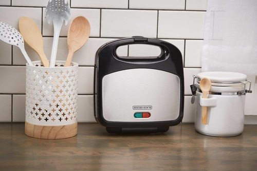 Waflera Sandwichera Parrilla Black Decker Antiadherente 3en1