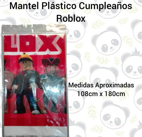 Imagen 1 de 2 de Mantel Plástico Decoración Fiesta Cumpleaños Roblox