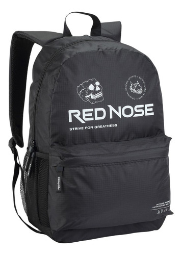 Mochila Masculina Escolar Red Nose Cor Preto