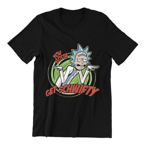 Polera Unisex Rick &  Morty Profesor Frase Algodon Estampado