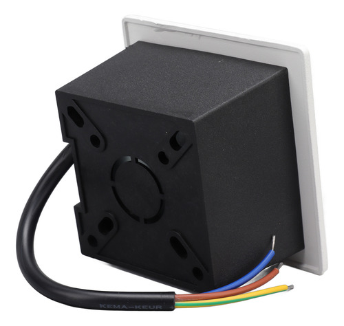Lámpara De Pared Led Empotrada De Hierro Blanco Cálido