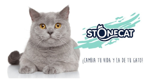 Imagen 2 de 10 de Piedritas Sanitarias Stonecat Aglomerante Por 4 Kg