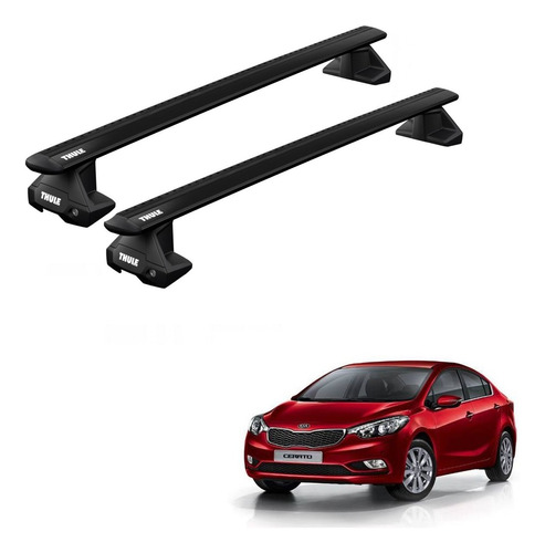 Rack Bagageiro Thule Evo Kia Cerato Sedan 2019 Em Diante 