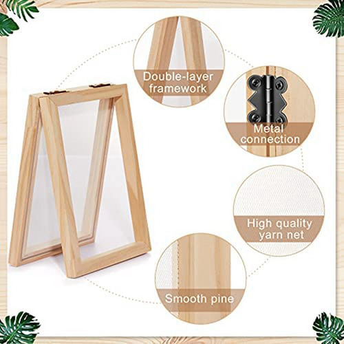 Para Kit De Pantalla Para Hacer Moldes De Papel De Madera