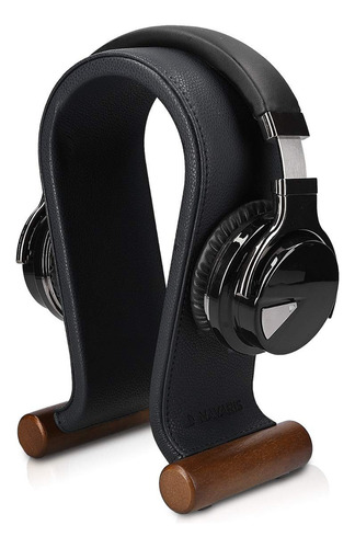 Navaris Omega - Soporte Para Auriculares De Piel Sintética C