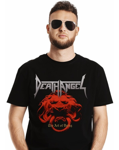 Polera Death Angel The Art Of Dying Metal Impresión Directa