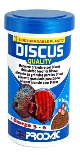 Alimento Prodac Discus Quality 35 Gramos Balanceado Granulado Peces Ciclidos