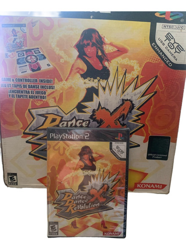 Tapete De Dança Konami Dance Revolution X Para Ps2