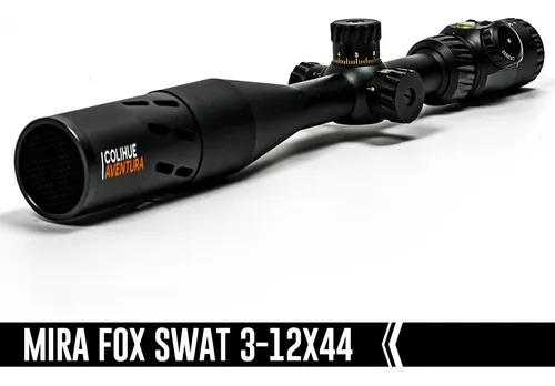 Mira Fox 3-12x44 + Montajes + Laser Fox Rojo + Riel P/acces.