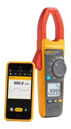 Alicate Amperímetro Digital Ac/dc True-rms 376 Fc Fluke