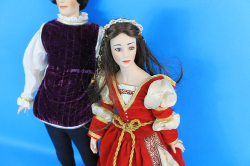 Romeo & Juliet Franklin Heirloom Dolls 1987 (Usado)