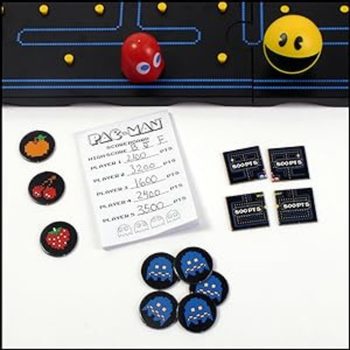 Juego De Mesa Pac-man Con Peón Electrónico Y Laberinto