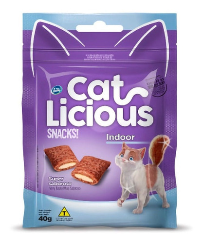 Snack Para Gato Cat Licious Indoor 40 Gr