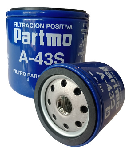 Filtro De Aceite A-43s Partmo Original Filtración Positiva 