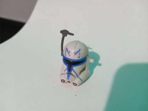 Star Wars Clone Captain Rex Pieza Casco / Cabeza Suelta (Usado)