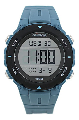 Reloj Mistral Gdx-dau Cronómetro Fecha Alarma Luz El 100m Wr