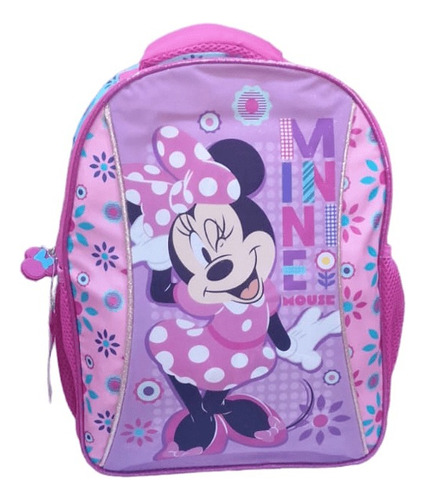 Mochila Escolar Minnie Mouse Para Niñas Original