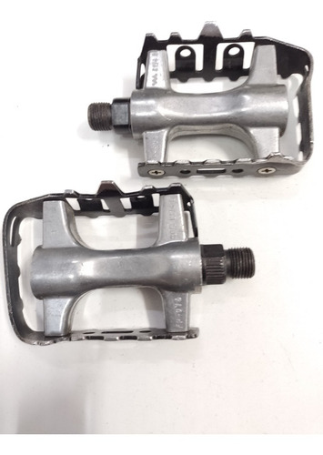 Pedales De Bici, En Aluminio Wellgo 9/16 Usados (Usado)