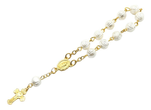 Zbl Católico Pulsera Crucifijo Cruz Rosarios Católicos Para
