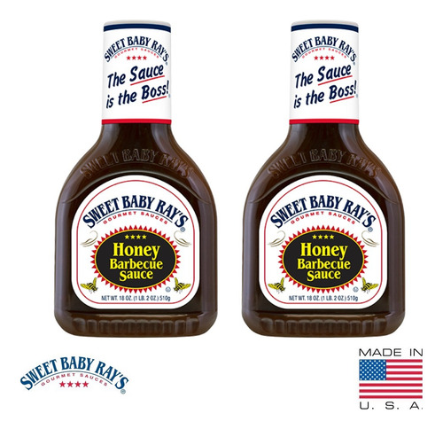 Salsa Barbacoa Sweet Baby Ray´s 510g Honey Miel Usa Pack X 2