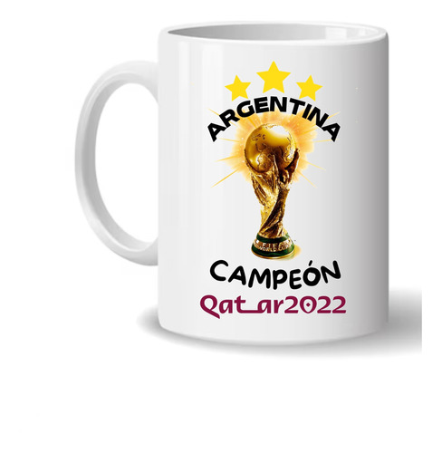 Tazas Sublimadas - Argentina Campeon - Qatar 2022