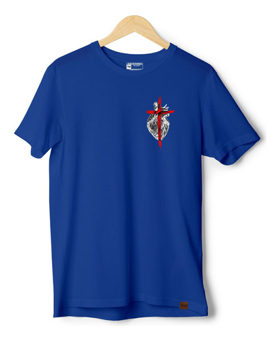 Camiseta Gospel Algodão T-shirt Feminina Jesus Cristã Cruz