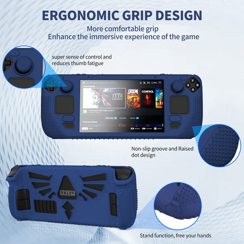 Funda Protectora Blanda De Silicona Para Valve Steam Deck