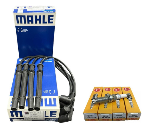 Juego Cables Mahle + Bujías Ngk Renault Clio 2 - Mio 1.2 16v