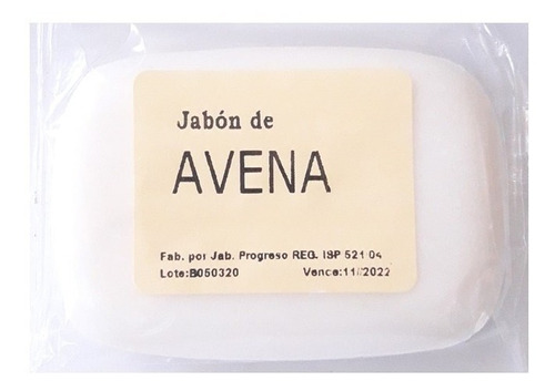 Jabón Artesanal Avena (exfoliante Natural Y Suaviza La Piel)