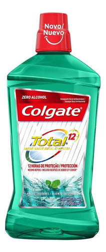 Antisséptico Bucal Total 12 Hálito Saudável 1 Litro Colgate