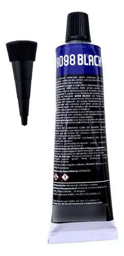 Cola Silicone Vedante Junta Motor Car80 Black 8098 85g