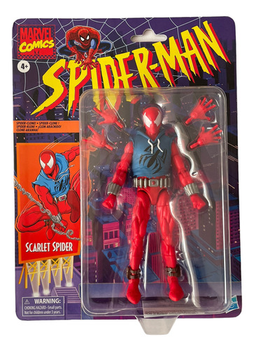 Scarlet Spider Marvel Legends Spiderman Retro Serie Animada