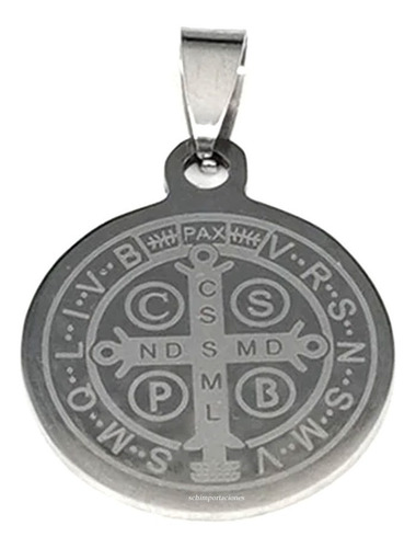 Nueva Medallon De San Benito ++ Consagrado ++ Acero