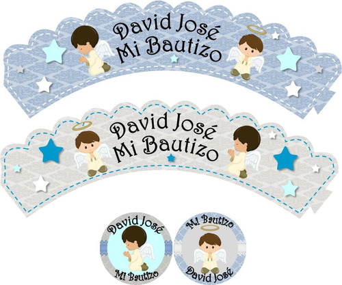 Imagen 4 de 4 de Wrappers Cupcake Ponquesito Candy Bar Recuerdo Cotillon