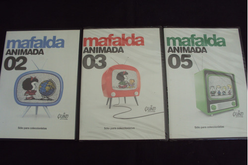 Pack Mafalda Animada (dvd) 3 Dvds